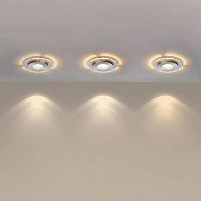 150mm LED ضوء السقف 15W Roundlight Downlight Bake Surface منتهية