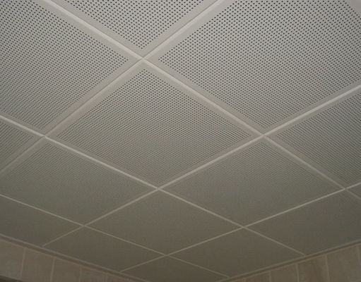 مشبك ISO9001 في بلاط السقف المعدني يتأرجح لأسفل 600 × 600 لبلاط السقف المخفي