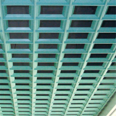 100x100 هرم نظام سقف خلية مفتوحة سقف شبكة الألومنيوم