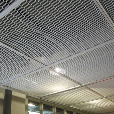 لوحة سقف شبكية معدنية موسعة 600x1200 لوحات زخرفية شبكية