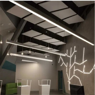المكاتب 40 وات LED قطاع قلادة ضوء مسحوق الطلاء 2700 ك 4000 ك