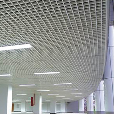 بلاط السقف المعدني الشبكي المخفي 200x200mm مربع أو حافة مشطوفة