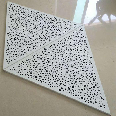 1000x1000x1000mm مشبك السقف المعدني الألومنيوم في السقف المعدني الثلاثي