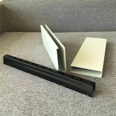 50x100mm السقف المعدني الألومنيوم المعلق U على شكل نظام السقف الصوتي