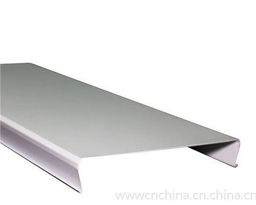 185x3000mm U قطاع الألومنيوم سقف معدني قابل للتخصيص اللون خفيف الوزن