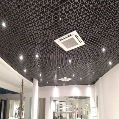 مثلث الألومنيوم المقاوم للماء سقف الخلية المفتوحة 200x200x200mm