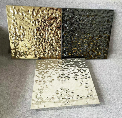 30mm الألومنيوم سقف معدني المجلفن الصلب تموج الماء هوك على السقف 600 * 1320mm