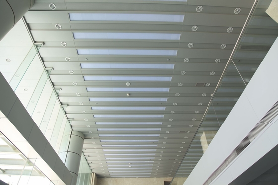 300x3000mm سقف الألومنيوم H- قطاع لتزيين جدار مركز المؤتمرات
