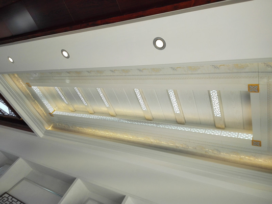 300x3000mm سقف الألومنيوم H- قطاع لتزيين جدار مركز المؤتمرات