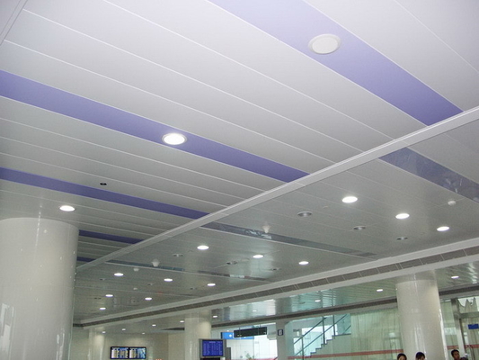 300x3000mm سقف الألومنيوم H- قطاع لتزيين جدار مركز المؤتمرات
