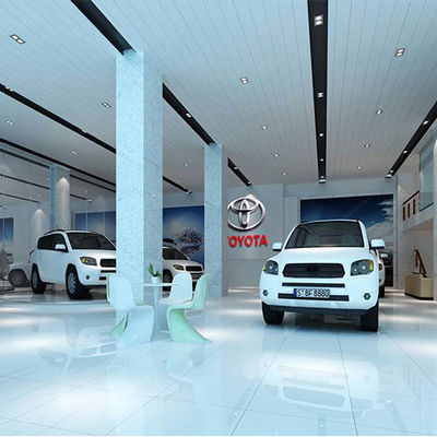 H Strip أخفى ألواح السقف الزخرفية بعرض 150 مم 200 مم للمباني التجارية