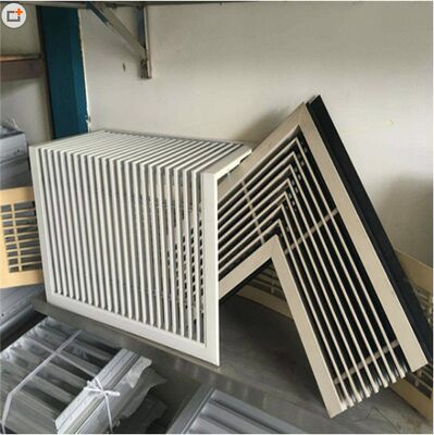 Linear Extruded Aluminum Ceiling Air Diffuser 300x600mm Rectangle