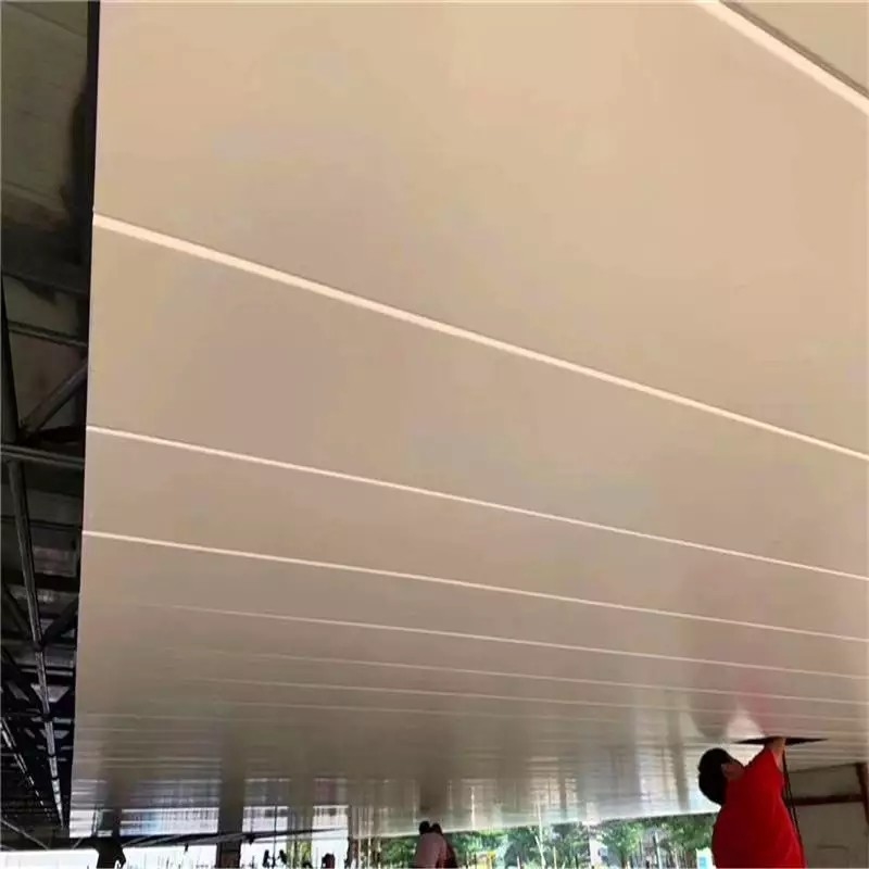 300x3000mm سقف الألومنيوم H- قطاع لتزيين جدار مركز المؤتمرات